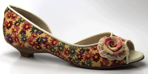 Sapatilha  Floral caramelo n° 36